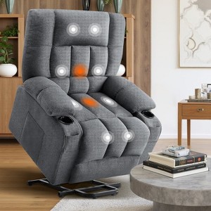 IULULU Recliner Chair with Massage, Lumbar Support, Power Lift for Living Room - 1 of 4