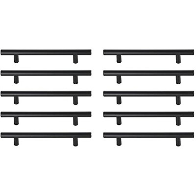 Elegant Lighting Quinn 5Inch Center to Center Matte Black Bar Pull Multipack (set of 10)