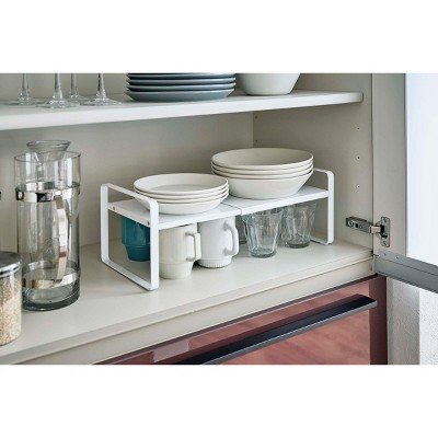 Adjustable White Steel Expandable Kitchen Countertop Organizer