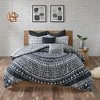 Gracie Mills Caelius 7-Piece Reversible Cotton Comforter Set - Full/Queen - Black - 2 of 4