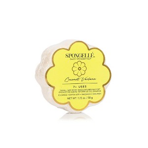 Spongelle Daisy Collection | Flower Shaped Spongette | Coconut Verbena - 1.75oz - 1 of 4
