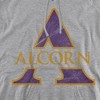 Alcorn State University Official Distressed Primary Adult Pull-Over Hoodie, Athletic Heather - image 2 of 4