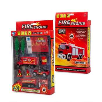 Big-Daddy Fire Rescue Toy Play Set 10 Pieces
