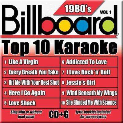 Party Tyme Karaoke - Billboard Top-10 Karaoke - 1980's Vol. 1 (10+10-song CD+G)