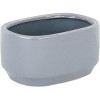 Cheung's Elegora Wide Curved Rectangular Straight Side Ceramic Pot - Small - Gray - 4 of 4