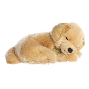 Aurora Medium Sleepy Golden Retriever Pup Miyoni Tots Adorable Stuffed Animal 10" - 1 of 4
