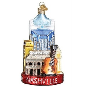 Old World Christmas Glass Blown Ornament, Nashville - 1 of 3