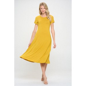 WEST K Women's Jenesis Crewneck T-Shirt A-line Dress with Pockets - 1 of 4
