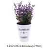 Unique Bargains Artificial Plants Plastic 3.23"x3.23"x9.84" 1 Pcs - 3 of 4