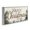 Stupell Industries Woodland Christmas Typography Black Framed Giclee Art - 3 of 4