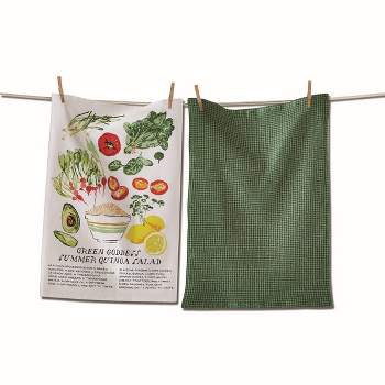 tagltd Green Goddess Salad Dish Towel Set/2