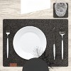Sølmo Premium Felt Placemats- Set of 6, Gray - 2 of 4