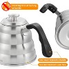 Itopfox Pour Over Coffee Kettle with Thermometer - Premium Stainless Steel Gooseneck Tea Kettle for Drip Coffee, French Press and Tea Works on Stove - 4 of 4