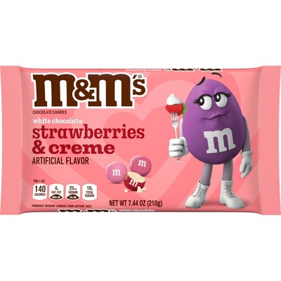 M&M's Valentine's White Chocolate Strawberry & Cream - 7.44oz