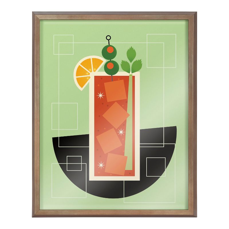 16&#34; x 20&#34; Blake Bloody Mary Framed Printed Art by Amber Leaders Designs Gold - Kate &#38; Laurel All Things Decor, 2 of 7