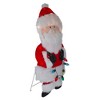 Northlight 32-Inch Lighted Chenille Santa with Lights Outdoor Christmas Decoration - 4 of 4