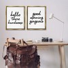 Stupell Industries Handsome & Gorgeous Greetings, 31" x 25" - 2 of 4