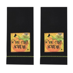 Park Designs You Can't Scare Me Decorative Dishtowel Set of 2 - 1 of 3