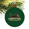 Plymouth State University Primary Logo Wood Christmas Tree Holiday Ornament - 4 of 4