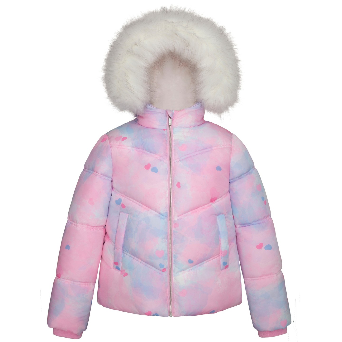 Куртка Rokka&Rolla Heavy Winter Puffer Jacket Bubble Coat-Pink для девочек, цвет: Розовый — фото 8