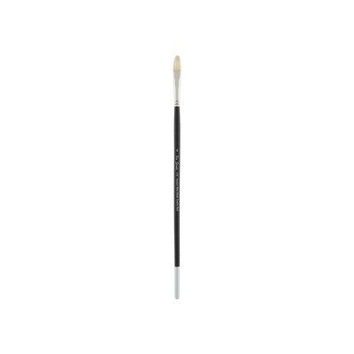 Creative Mark Pro Stroke Premium White Chungking Hog Bristle Artist Paint Brush - Filbert - Natural Bristle Brush w/ Great Control Suitable for Oils,