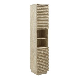 Modway Render Tall Narrow Faux Travertine Linen Storage Cabinet by Modway - 1 of 4