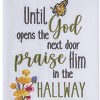 Split P Praise Him Butterfly Decorative Dishtowel Set of 2 - 3 of 4