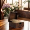 Walnut Wood Box for Crafts, Jewelry Box and watch box Wooden Keepsake Box Gift - 3 of 4
