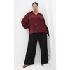 Women's Plus Size Hadlee Shirt - dark cherry | CITY CHIC - 2 of 4