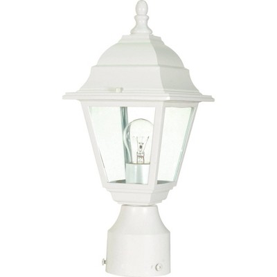 1 Light Outdoor Incandescent Sconce White - Aurora Lighting