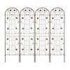 Maggift Patio Decorative Screens, Elegant Vine Pattern Yard Fencing, Pet-Safe Decorative Fence for Yard, Patio, Brown, 40"*19.7"*86.7" - 4 of 4