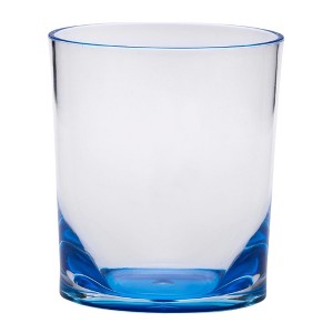 FONTOI Set of 4 DOF 12oz Oval Halo Tritan Glasses Drinking, BPA Free Cocktail Glasses, Drinkware Set, Plastic Water Tumblers - 1 of 4