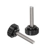 Unique Bargains Plastic Threaded Bolt Knurled Clamping Knob Thumb Screws 6 Pcs - 3 of 4