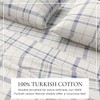 100% Cotton Plaid & Stripe Flannel Sheet Set - Great Bay Home - 2 of 4