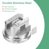 Unique Bargains Stainless Steel Multipurpose Use Durable Flat Fan Spray Pressure Washer Nozzles - 4 of 4