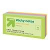 Sticky Notes 10pk 100ct per Pack - up&up™: 3x3 Inch Multicolor, Uncoated Paper, Office Supplies, Glue Binding - 2 of 3