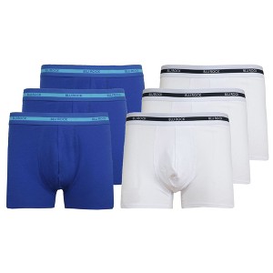 Blu Rock Men's Cotton Flex Stretch Boxer Briefs-6 Pack - 1 of 2