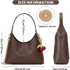 Cherry Shoulder Bag Purse Faux Leather Tote Handbag Trendy Chain Crossbody Bag - 3 of 4