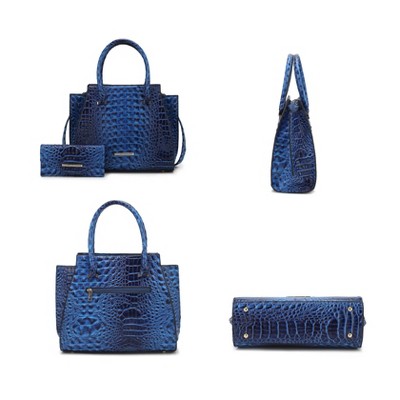 MKF Collection Viridiana Women’s Luxe Croc-Embossed Versatile Tote Bag by Mia K - Fuchsia — фото 6