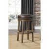 NicBex Set of 2 Bar Stools for Kitchen Island,Counter Bar Stools with Solid Wood Frame,Bar Chairs for Dining Rooms,Kitchens Islands,Brown - 2 of 4