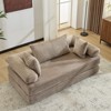 Karl Home |Modern King Size Convertible Sleeper Sofa Stackable Corduroy Sofa Bed - 2 of 4
