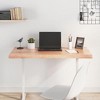 vidaXL Table Top, Light Brown 39.4"x15.7"x(0.8"-1.6") Treated Solid Wood Live Edge - 4 of 4