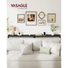 Set of 2 Slim Console Tables with Power Outlets - Behind Couch Sofa Tables with USB Ports & Hooks, Easy Assembly - 3 of 4