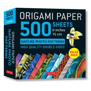 Origami Paper 500 Sheets Nature Photo Patterns 6 (15 CM) - by  Tuttle Studio (Loose-Leaf) - 1 of 1