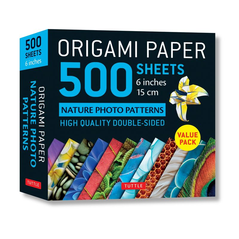 Origami Paper 500 Sheets Nature Photo Patterns 6 (15 CM) - by  Tuttle Studio (Loose-Leaf), 1 of 2