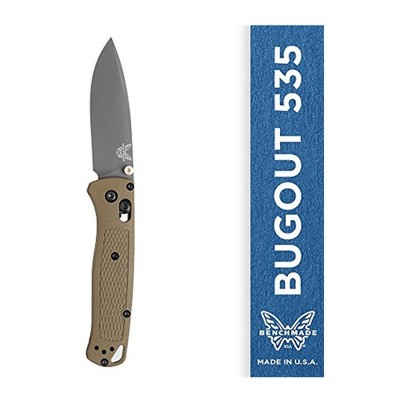 Benchmade 535bk-4 Bugout Knife Blade With Manual Knife Sharpener : Target