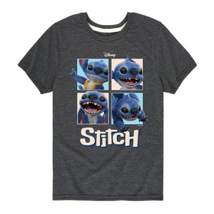 Boys' - Lilo And Stitch - Cute Stitch Short Sleeve Graphic T-Shirt - 1 of 3