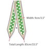 INSPIRE CHIC Women's Polka Dots Skinny Long Satin Silky Ribbon Neck Scarves 1Pc - 3 of 4