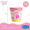 Treasures Gifted Princess Peppa Pig Cups - Princess Peppa Pig Party Supplies - 16 Pack - 2 of 4
