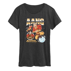 Women's - Avatar: The Last Airbender - Aang Collage Short Sleeve Graphic T-Shirt - 1 of 4